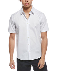 Theory Irving Hex Geo Shirt