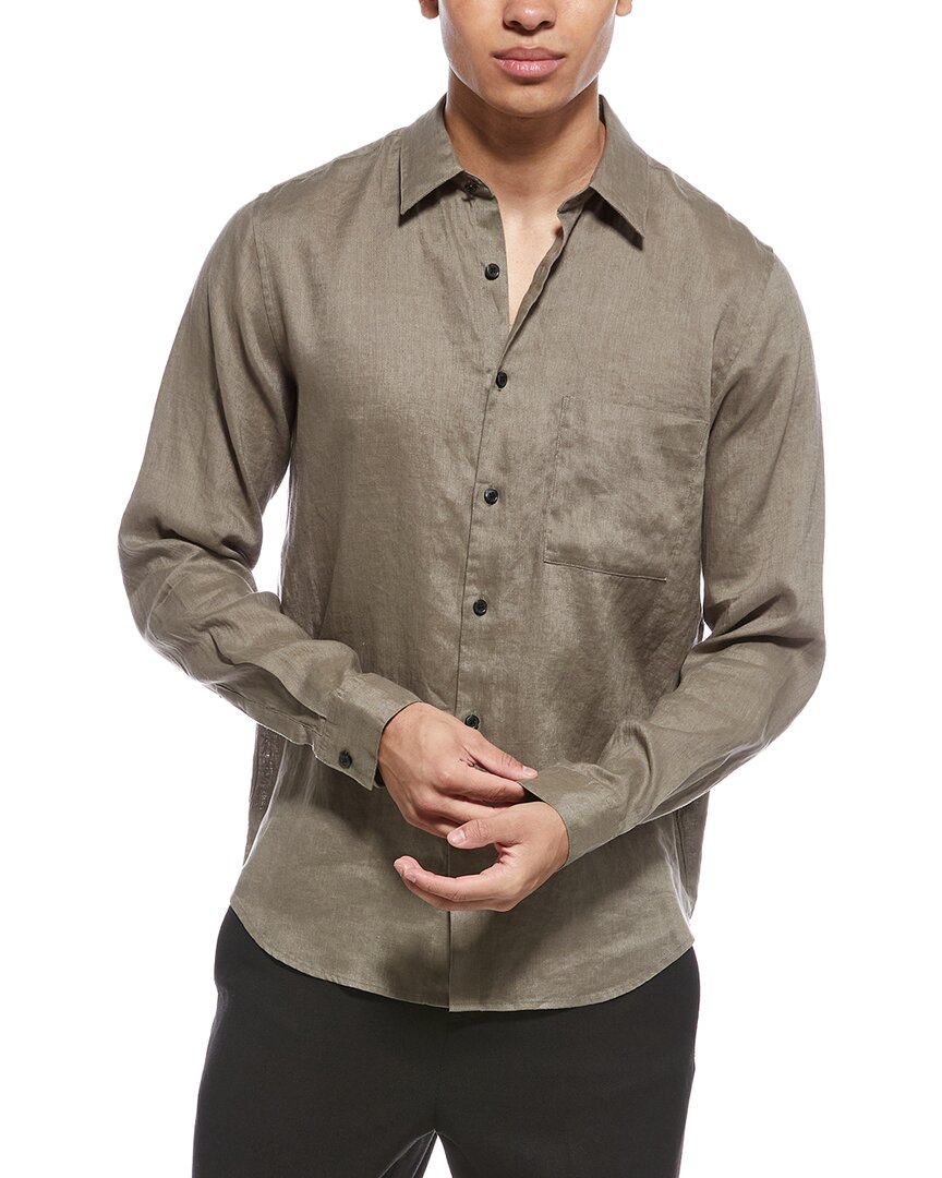Theory Irving Relaxed Linen Shirt