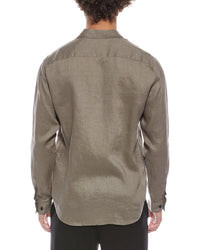 Theory Irving Relaxed Linen Shirt