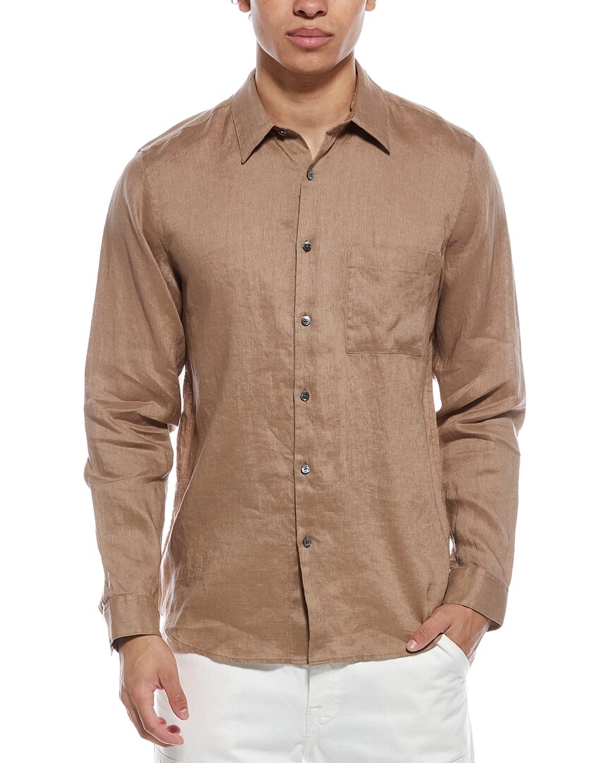 Theory Irving Relaxed Linen Shirt