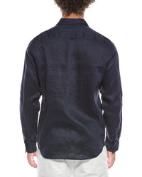 Theory Irving Relaxed Linen Shirt