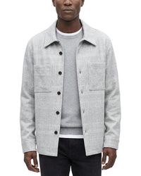 Theory Knit Wool-Blend Overshirt