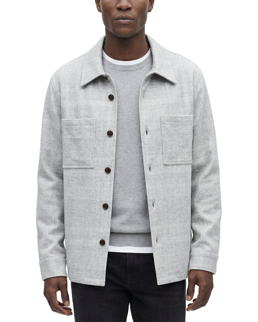 Theory Knit Wool-Blend Overshirt