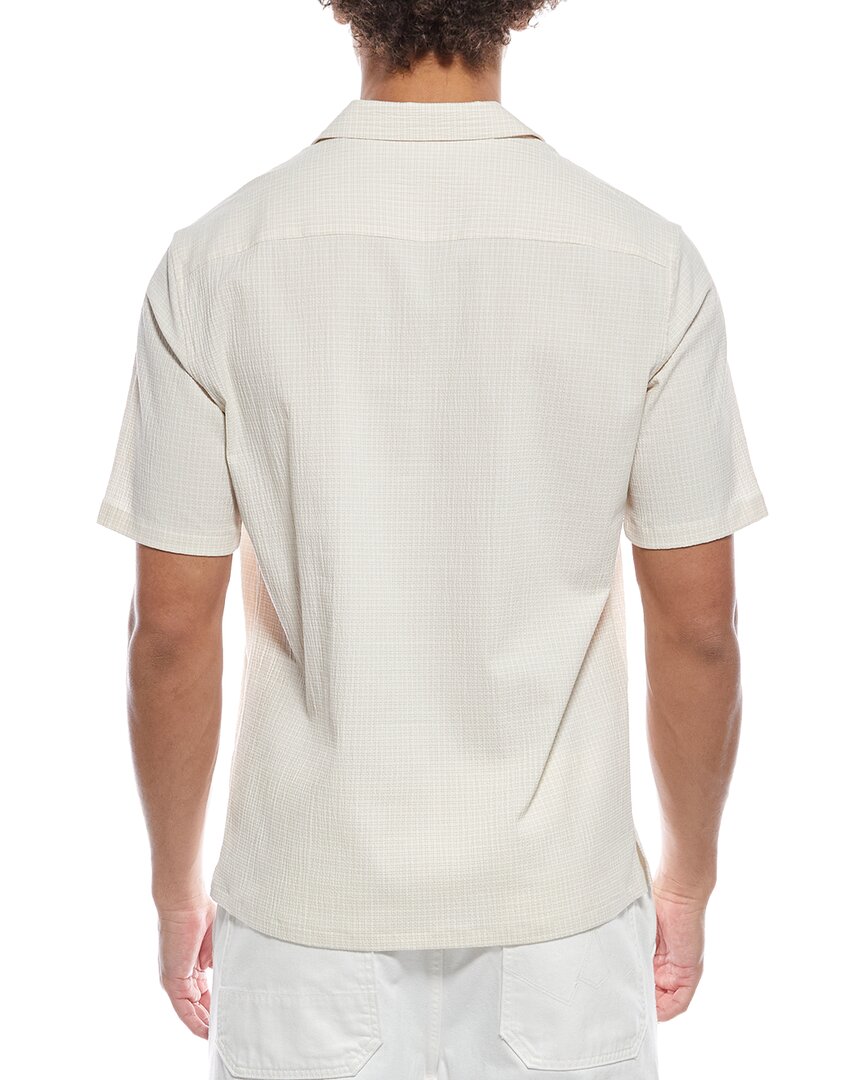 Theory Daze Micro Seersucker Shirt