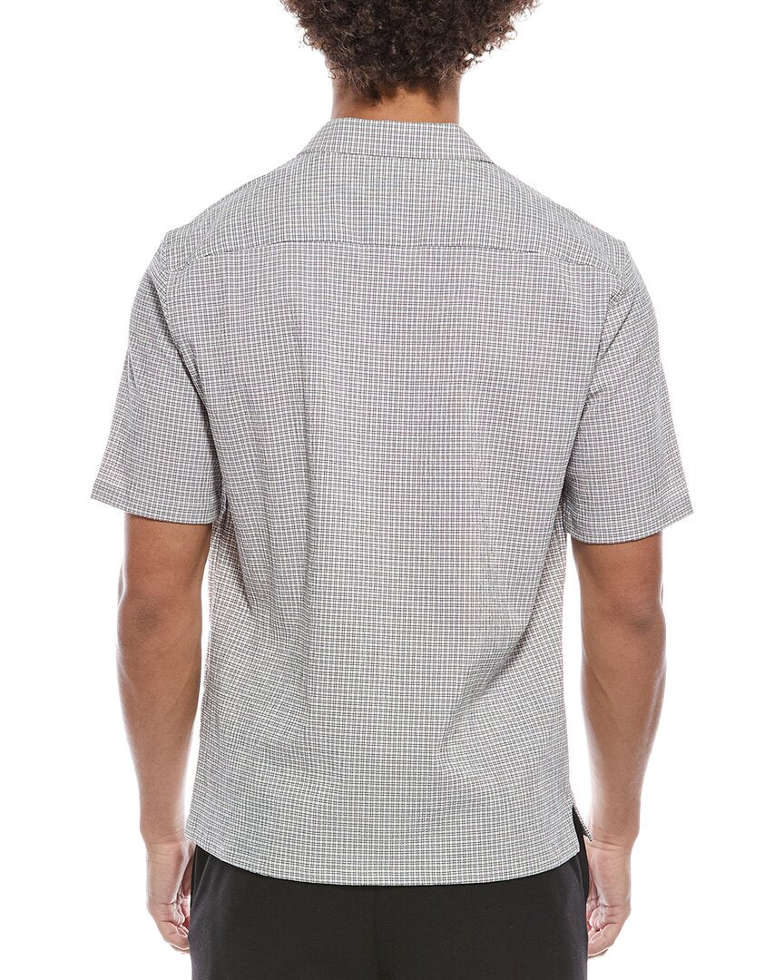 Theory Daze Micro Seersucker Shirt