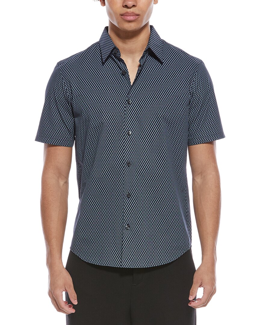 Theory Irving Hex Geo Shirt