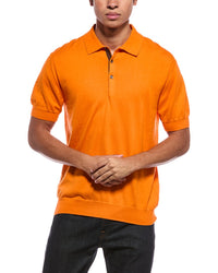 N.Peal Cashmere-Blend Polo Shirt