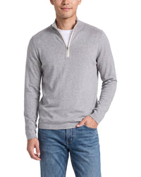 N.Peal Salcombe Cashmere-Blend 1/2-Zip Sweater
