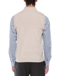 N.Peal Westminster 100% Cashmere V-Neck Sweater Vest