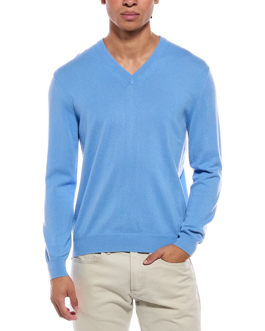N.Peal Burlington Cashmere V-Neck Sweater