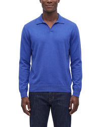 N.Peal Padstow Cashmere-Blend Polo Shirt