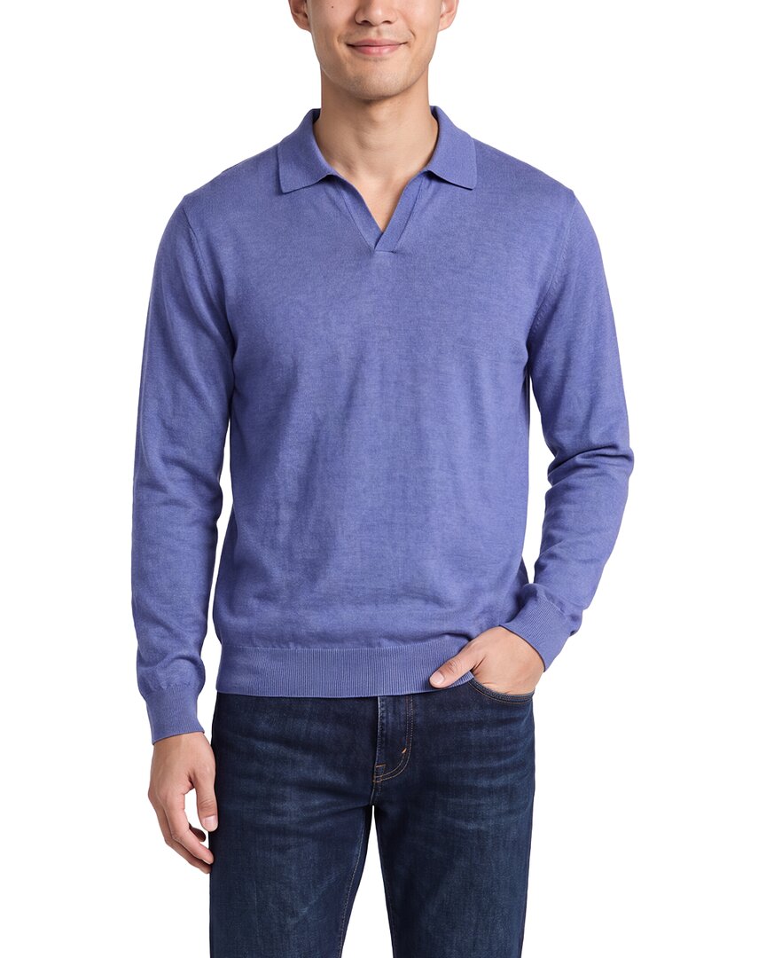 N.Peal Padstow Cashmere-Blend Polo Shirt