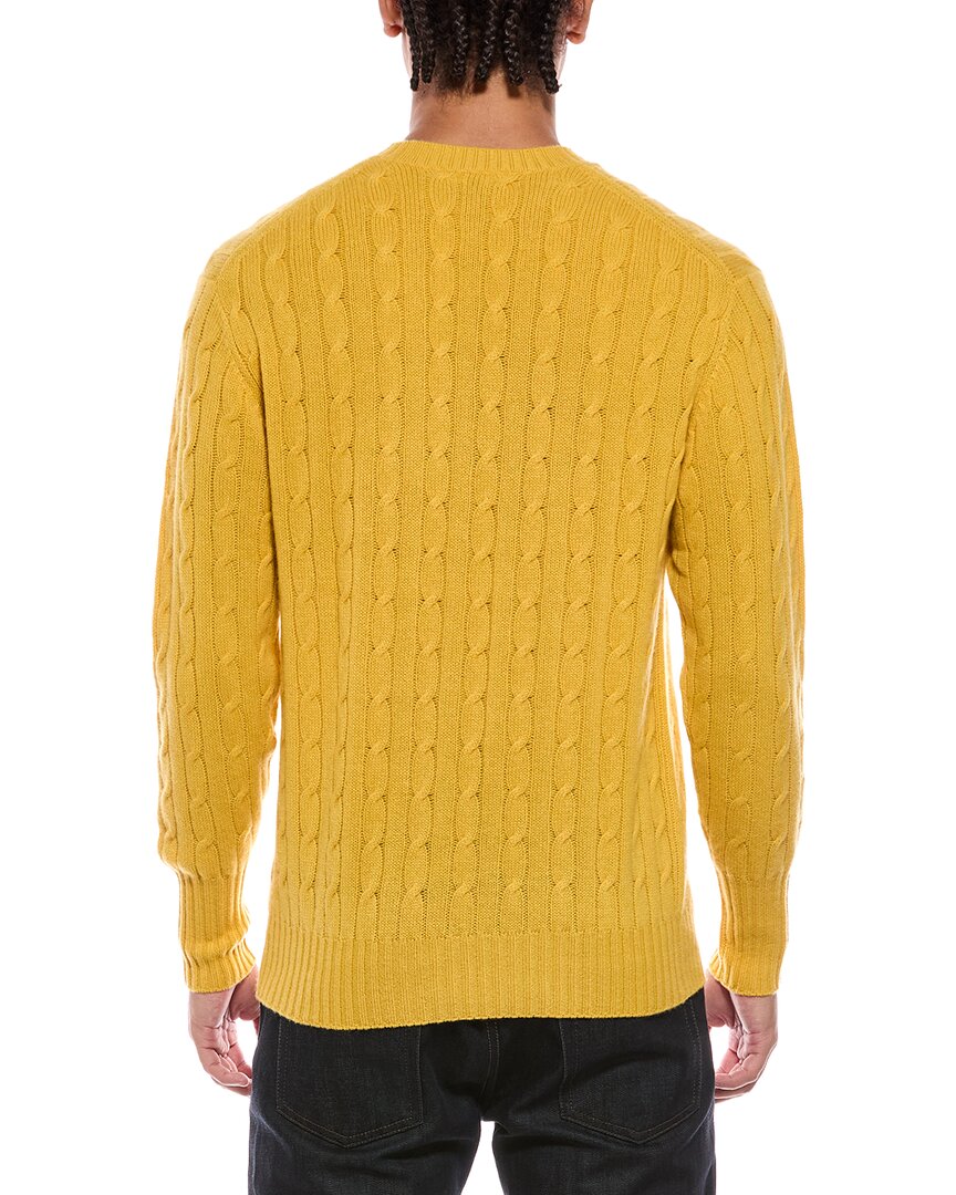 N.Peal Thames Cable 100% Cashmere Crewneck Sweater