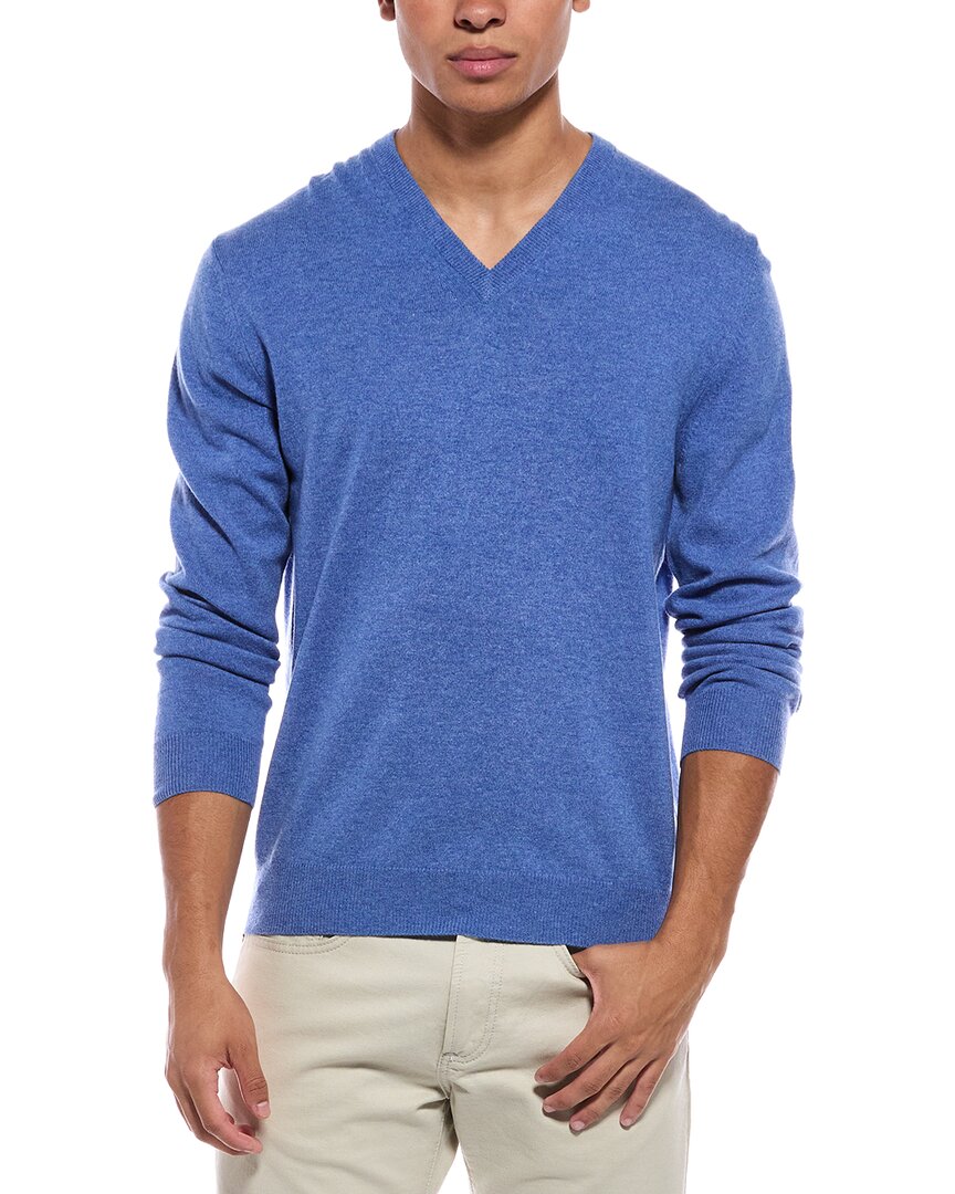 N.Peal Burlington Cashmere V-Neck Sweater