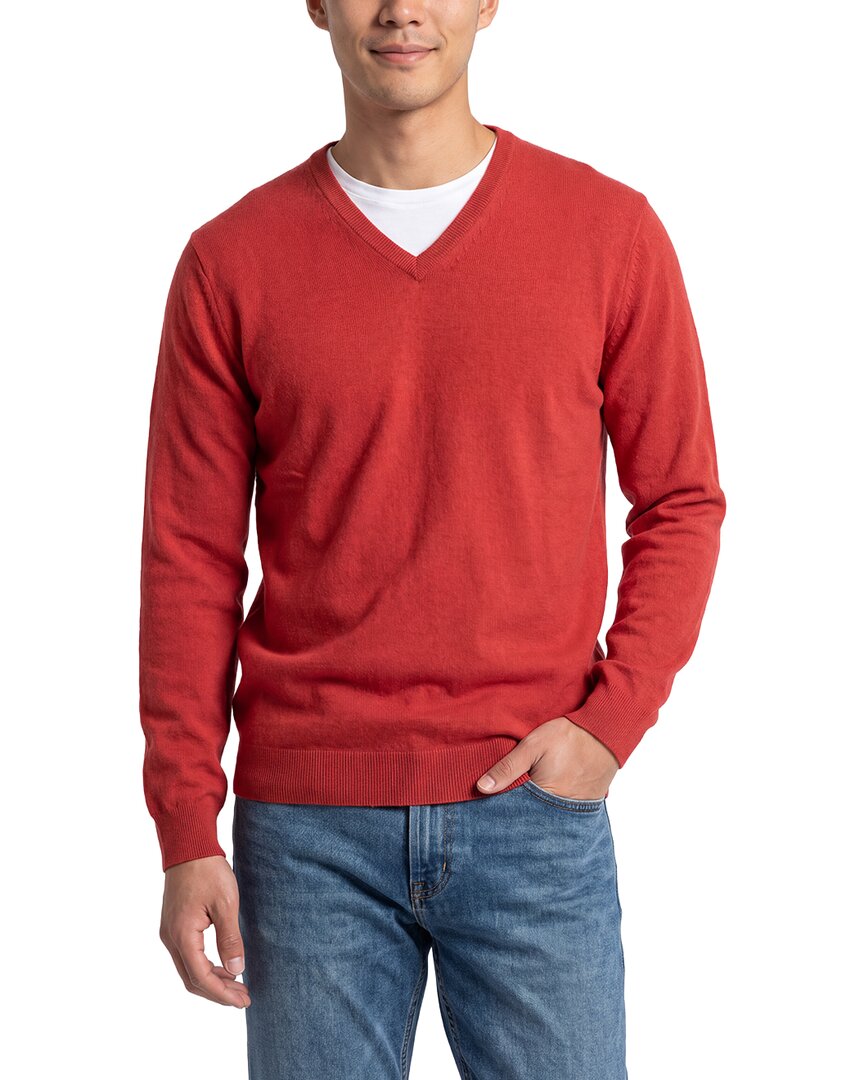 N.Peal Burlington Cashmere V-Neck Sweater