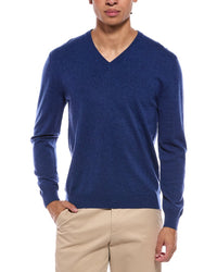 N.Peal Burlington Cashmere V-Neck Sweater