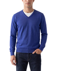 N.Peal Conduit Fine Gauge Cashmere & Silk-Blend V-Neck Sweater