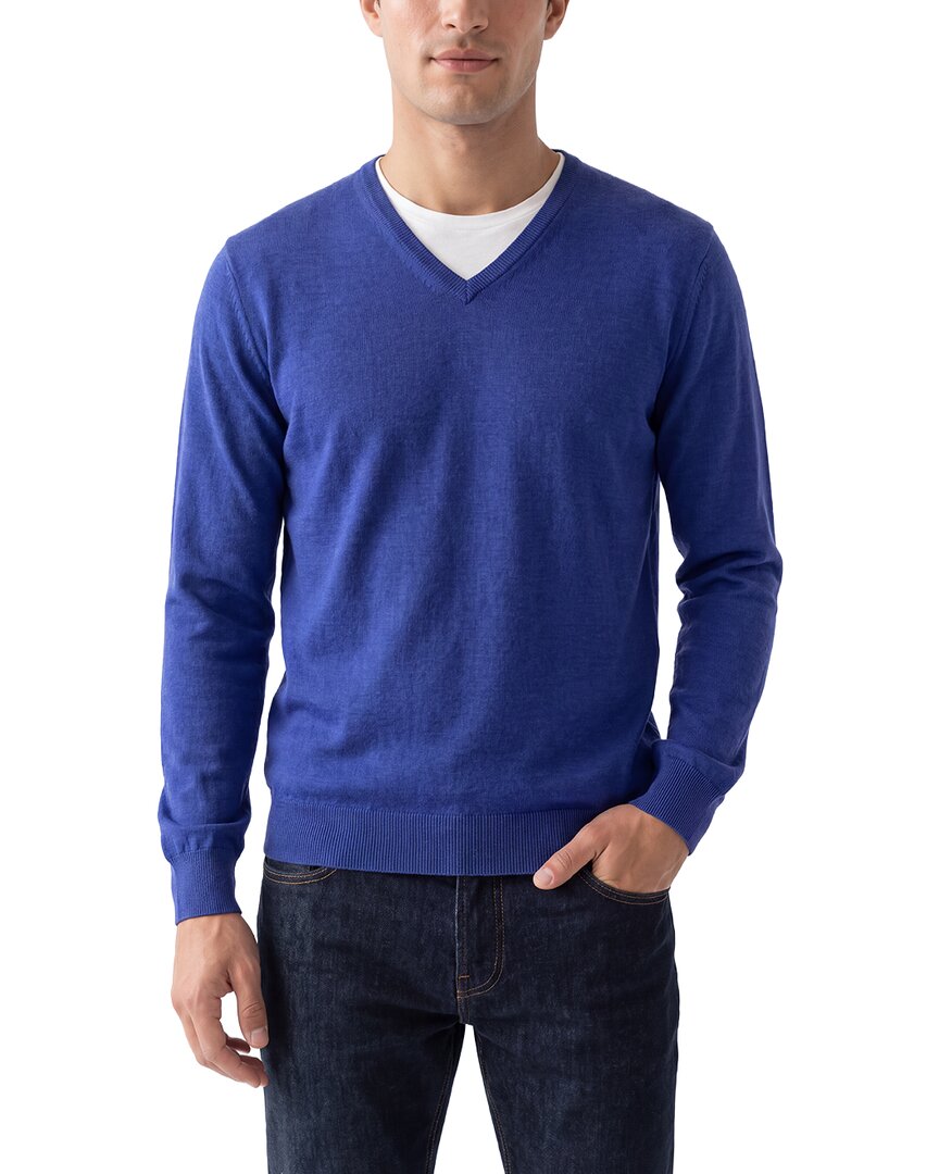 N.Peal Conduit Fine Gauge Cashmere & Silk-Blend V-Neck Sweater