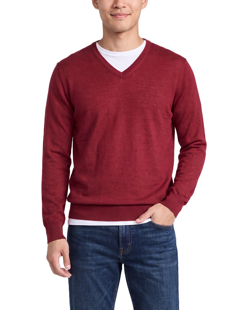 N.Peal Conduit Fine Gauge Cashmere & Silk-Blend V-Neck Sweater