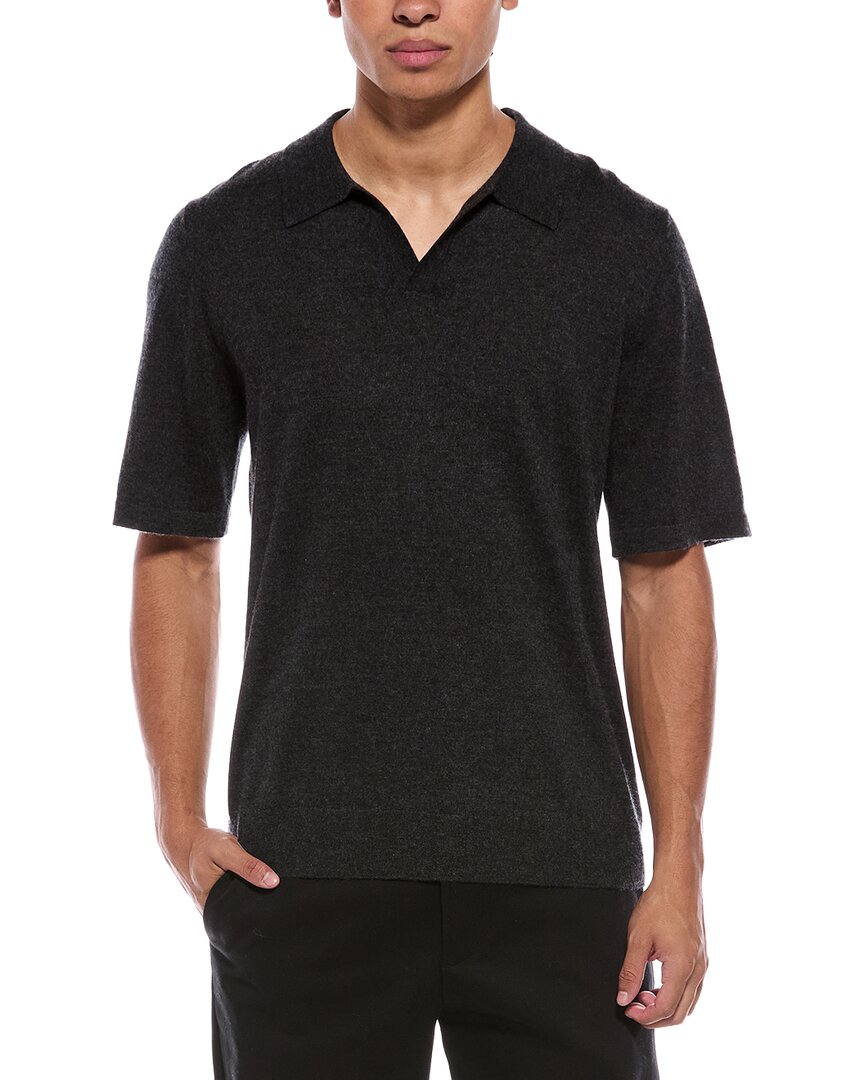 N.Peal Relaxed Cashmere & Silk-Blend Polo Shirt