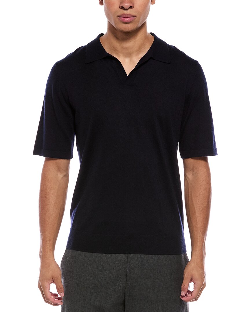 N.Peal Relaxed Cashmere & Silk-Blend Polo Shirt