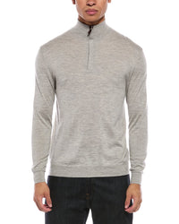N.Peal Regent 1/2-Zip Cashmere & Silk-Blend Mock Neck Sweater