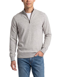 N.Peal Carnaby Cashmere 1/2-Zip Sweater
