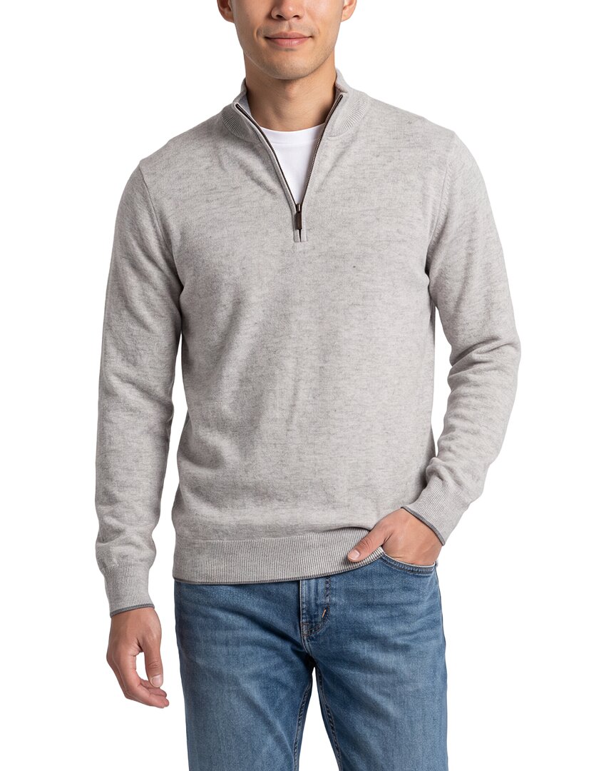 N.Peal Carnaby Cashmere 1/2-Zip Sweater