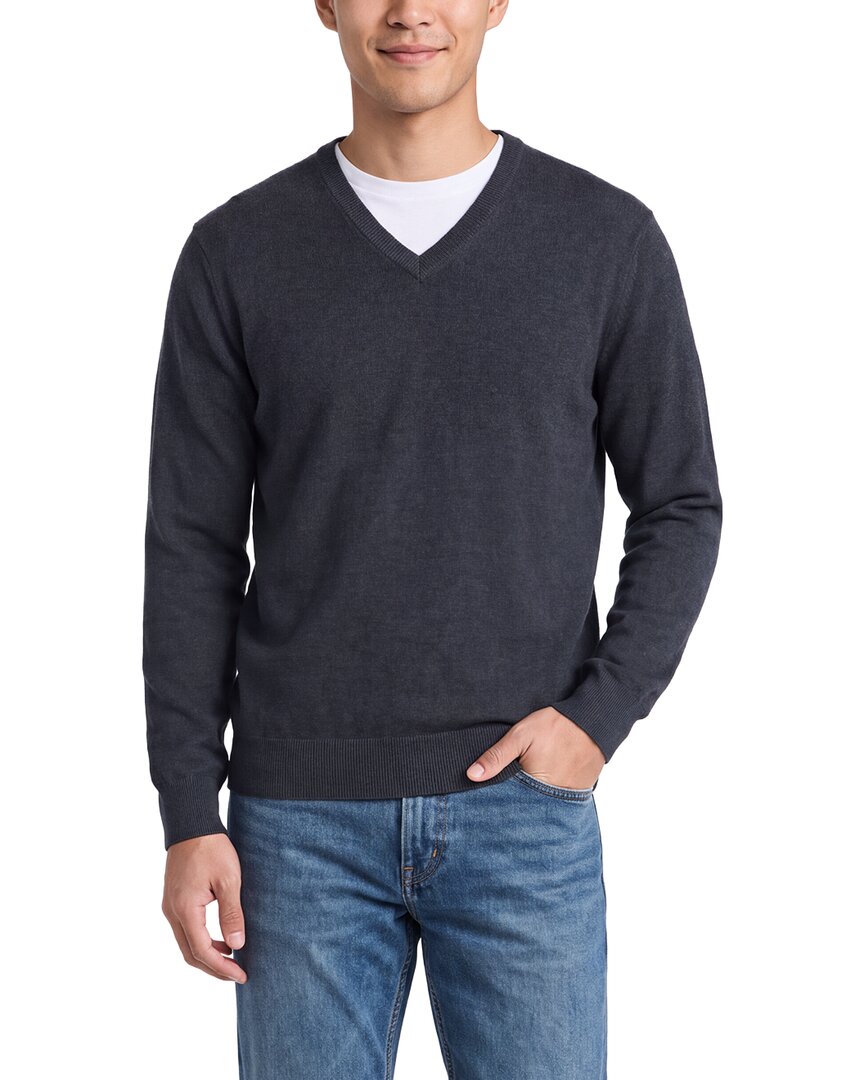 N.Peal Burlington Cashmere V-Neck Sweater