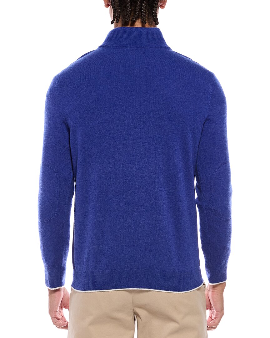 N.Peal Carnaby Cashmere 1/2-Zip Sweater
