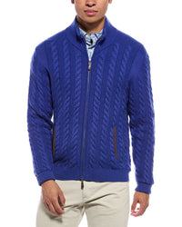 N.Peal Richmond Cable 100% Cashmere Cardigan