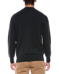 N.Peal 100% Cashmere Mock Neck Cardigan