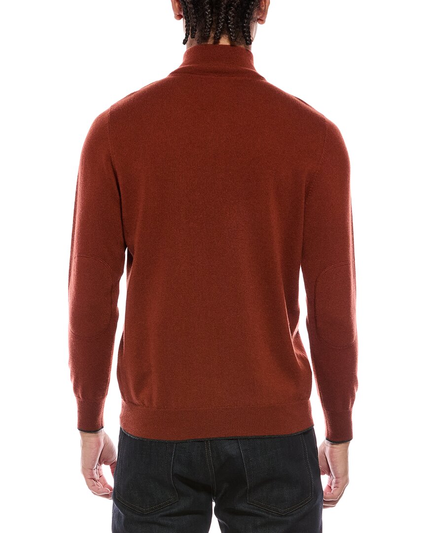 N.Peal Carnaby Cashmere 1/2-Zip Sweater
