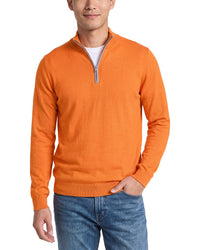 N.Peal Salcombe Cashmere-Blend 1/2-Zip Sweater
