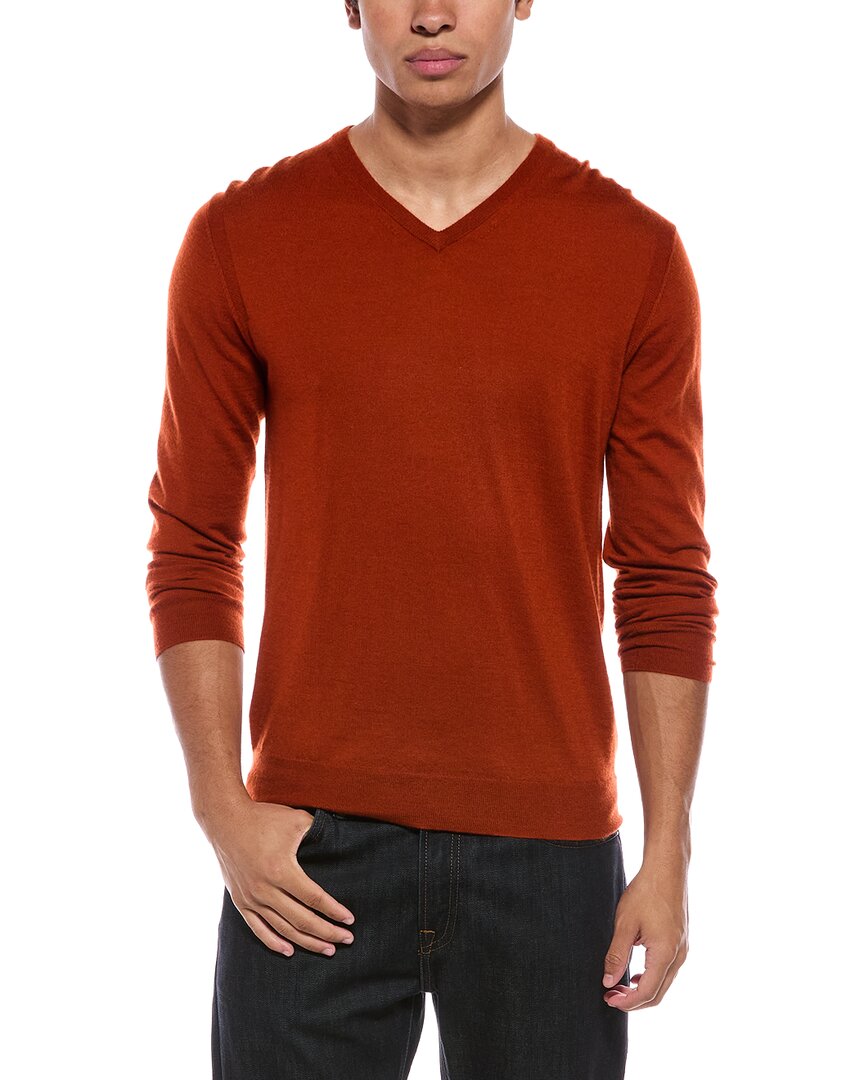 N.Peal Conduit Fine Gauge Cashmere & Silk-Blend V-Neck Sweater