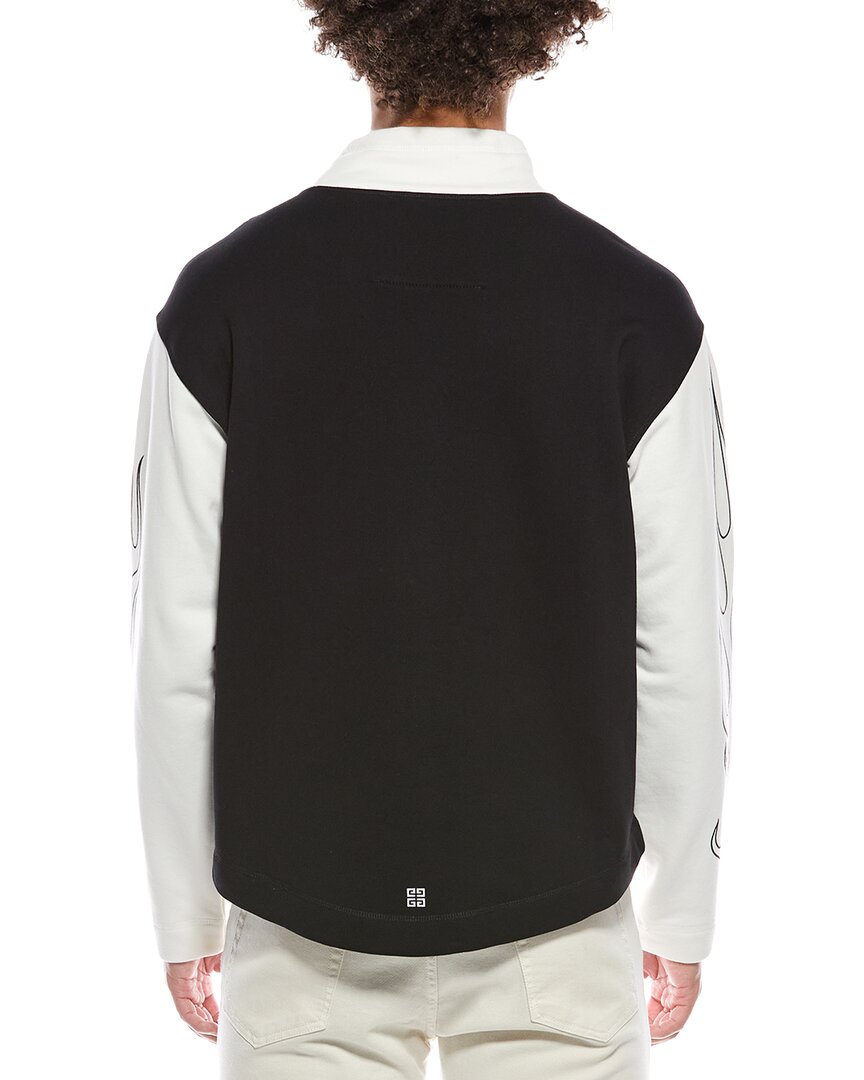 Givenchy Dragon Print Mock Neck Sweatshirt