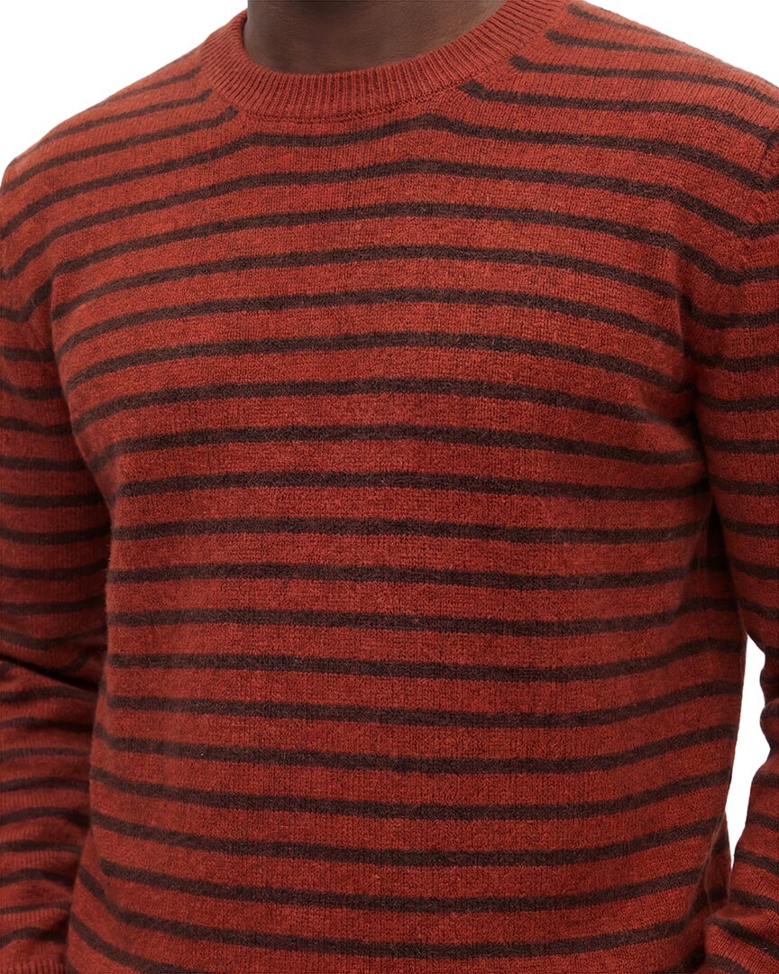TODD SNYDER Todd Snyder Wool Striped Crewneck Sweater