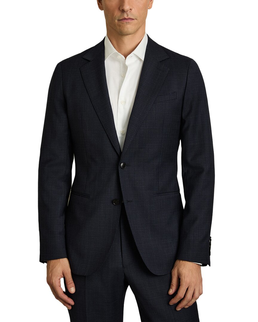Reiss Hatch Wool-Blend Formal Jacket