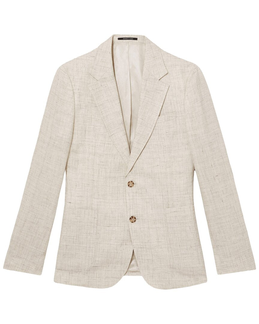 Reiss Bloomfield Linen-Blend Formal Jacket