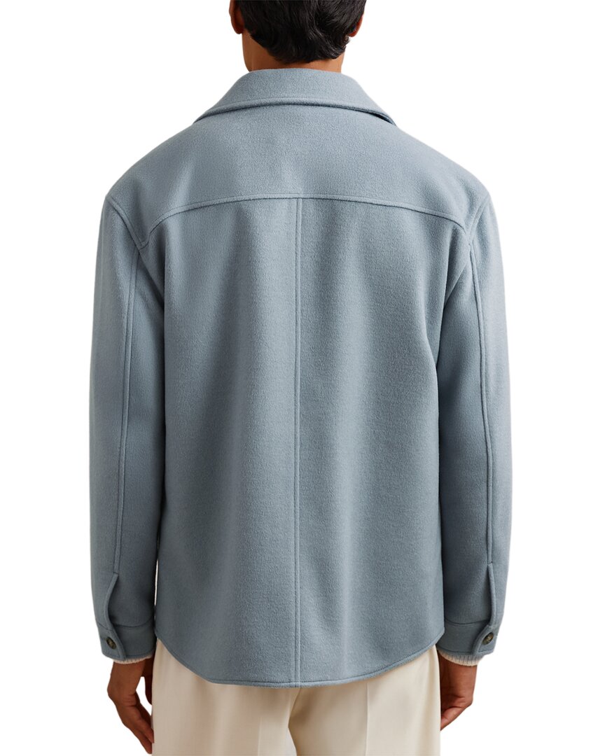 Reiss Liam Wool-Blend Casual Shirt
