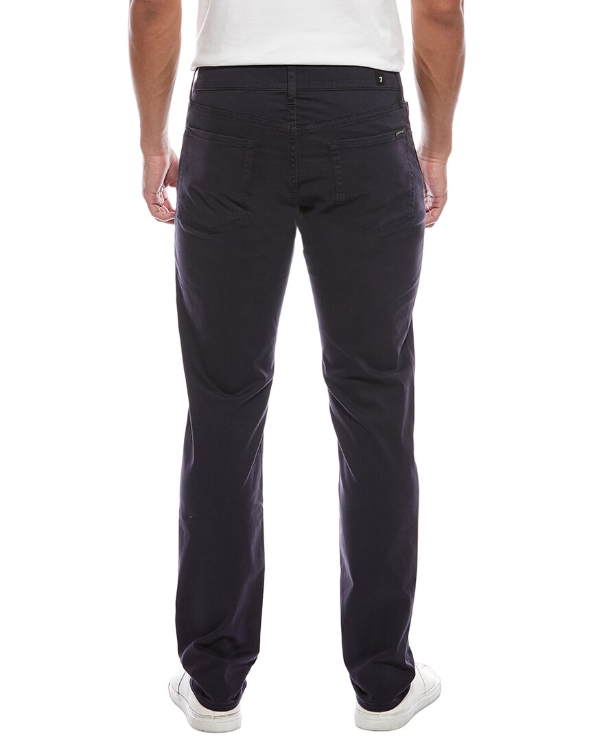 7 For All Mankind Slimmy Sateen Navy Slim Jean