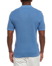 Onia Textured Johnny Collar Polo Shirt