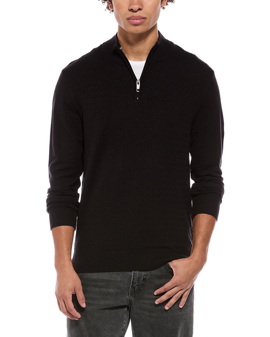 Point Zero Semi Fit 1/4-Zip Mock Neck Sweater