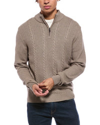 Point Zero Semi Fit 1/4-Zip Mock Neck Sweater