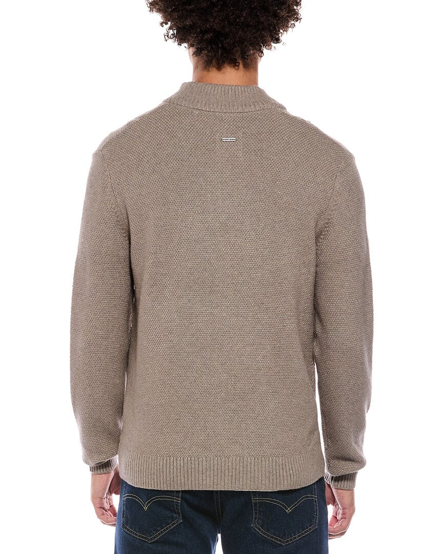 Point Zero Semi Fit 1/4-Zip Mock Neck Sweater