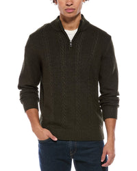 Point Zero Semi Fit 1/4-Zip Mock Neck Sweater