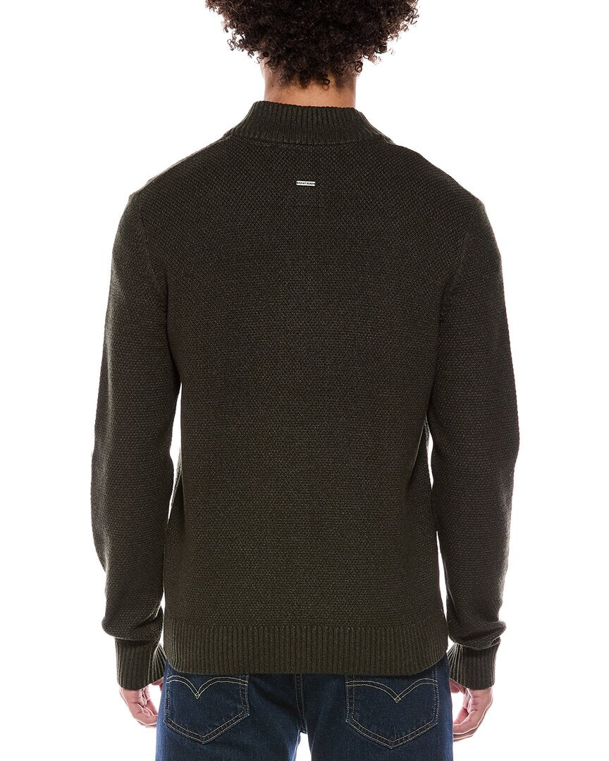 Point Zero Semi Fit 1/4-Zip Mock Neck Sweater