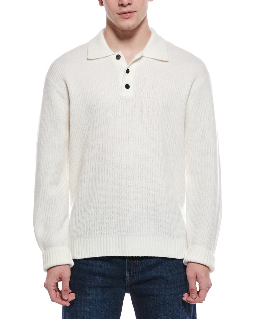 Theory Theory Wool & Cashmere-Blend Polo Shirt