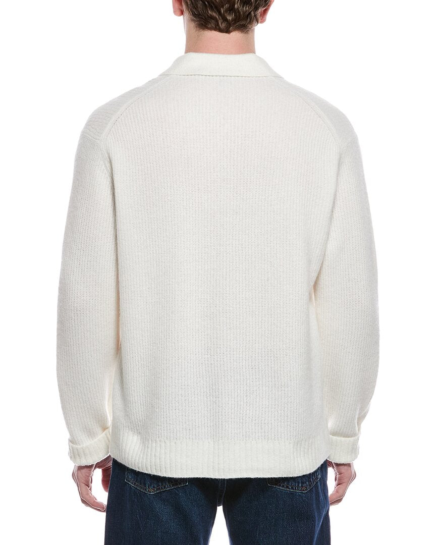 Theory Theory Wool & Cashmere-Blend Polo Shirt