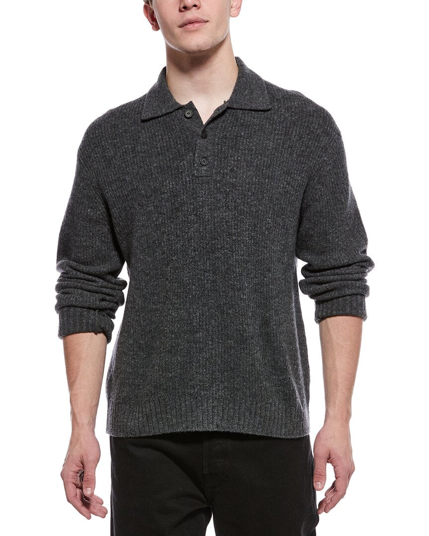 Theory Theory Wool & Cashmere-Blend Polo Shirt